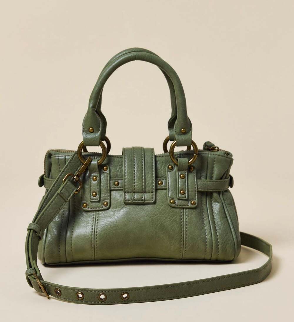 BDG Mini Karlie Lock Crossbody Bag in Green NWT - Picture 2 of 4